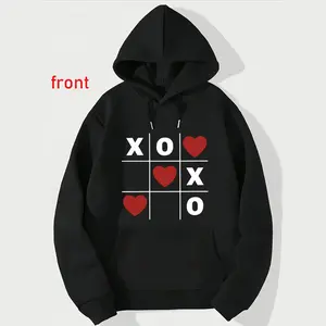 Valentine’s Day Casual Hoodie for Women – Soft, Comfortable Long Sleeve Crew Neck