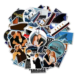 RMS Titanic Pack 20 PCS Stickers Prited Meme Funny Graphic Waterproof Stickers Pack, Decorative Car Wall Bottle PC Book Vinyl Stickers Decal