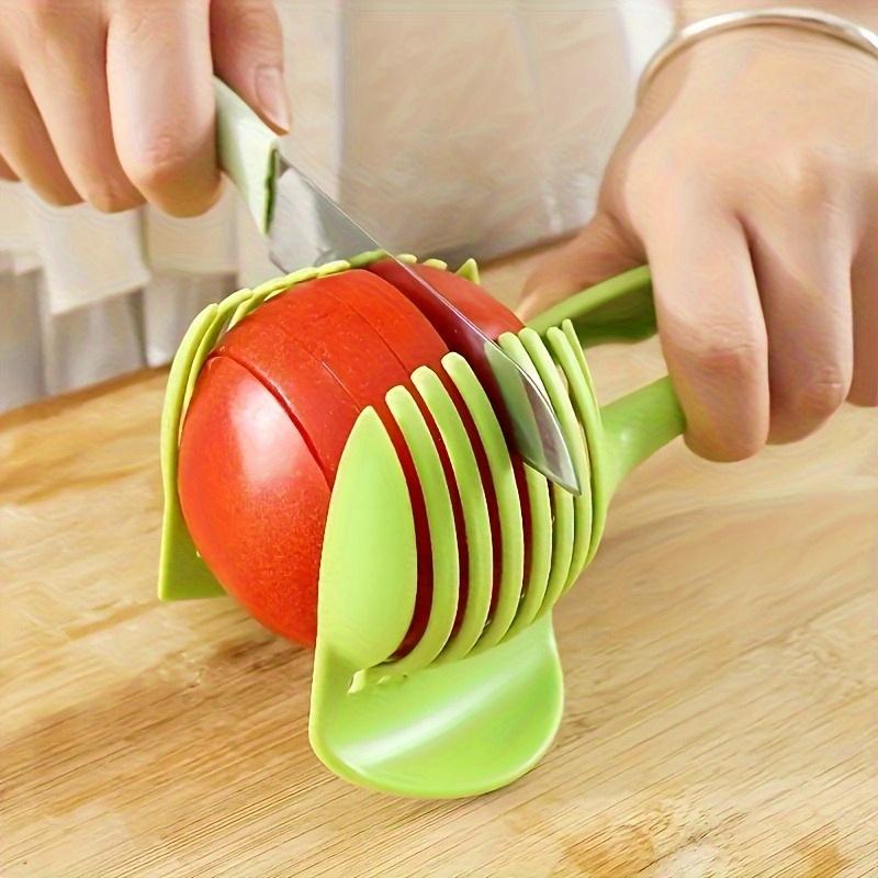 1pc Multifunctional Vegetable and Egg Slicing Tool, Suitable for Cutting Eggs, Potatoes, Tomatoes, Apples, Portable Outdoor Kitchenware, Essential Kitchen Utensil - Easy-to-Use Kitchen Gadget