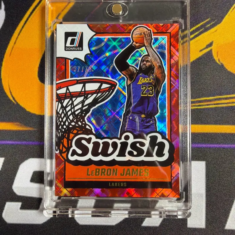 2024-25 Panini Donruss LeBron James SWISH Diamond Red /75