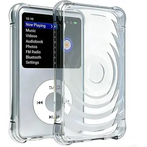 for innioasis Y1 Mp3 Player Case, Anti-Slip and Scratch Resistant, Lightweight Flexible Shockproof Protective Cover Clear