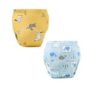 Up Airy Potty Pants for Toddler,Upairy Training Pants for Boys Girls,Potty Training Underwear Girls and Boys,Soft Absorbent & Leak-Proof with Characters, 100% Cotton Washable