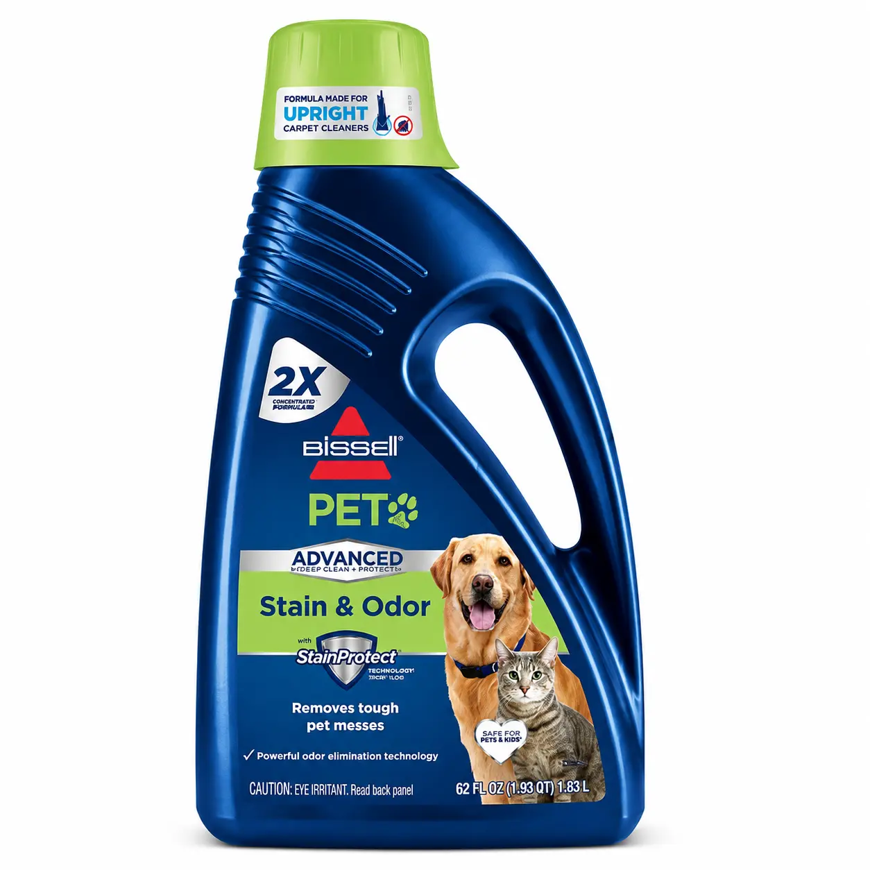 BISSELL Pet Stain Odor Remover and Carpet Solution, 62 Fluid Ounces 88N2