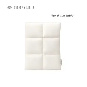 Comfyable Puffy 9-11 Inch Tablet Sleeve Compatible for 11 Inch iPad Pro M4, iPad Air M4 2026 with Magic Keyboard, Quilted Puffer Vertical Tablet Carrying Case
