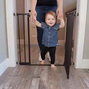 Toddleroo by North States StepSafe Auto Close Baby Gate 38" - Black Toddleroo by North States StepSafe Auto Close Baby Gate 38" - Black