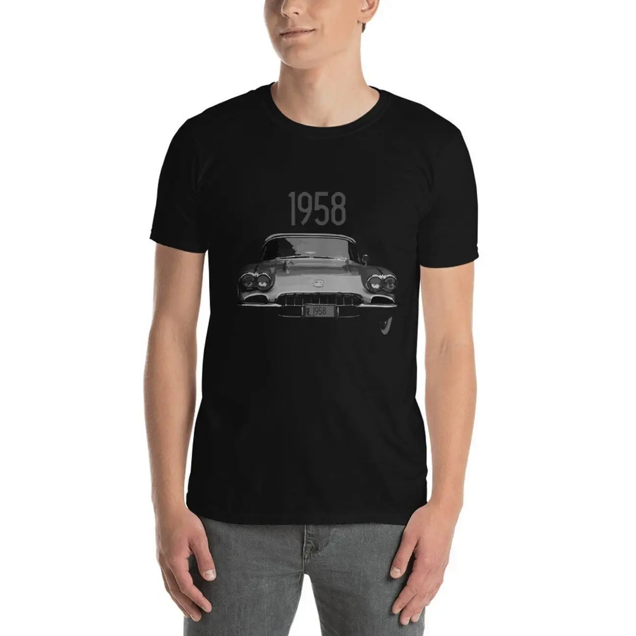 1958 vette Classic Car   Unisex T-Shirt Sweatshirt Hoodie, Car Enthusiast and Fans Gift