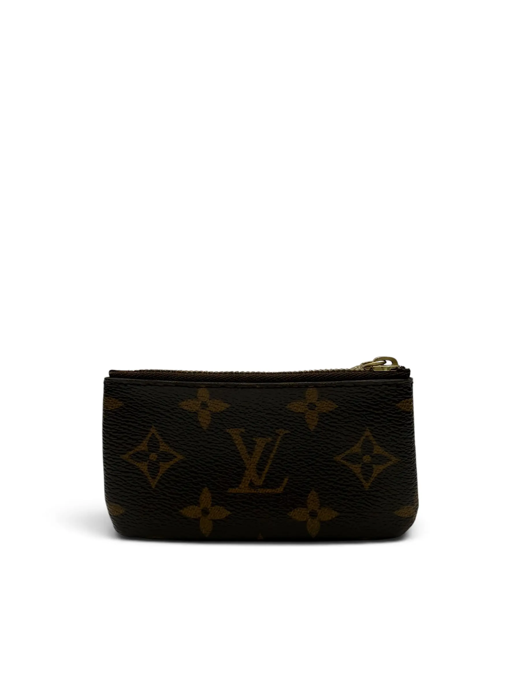 Pre-owned Louis Vuitton COATED CANVAS Small leather goods KEY POUCH MONOGRAM (POCHETTE CLÉS)