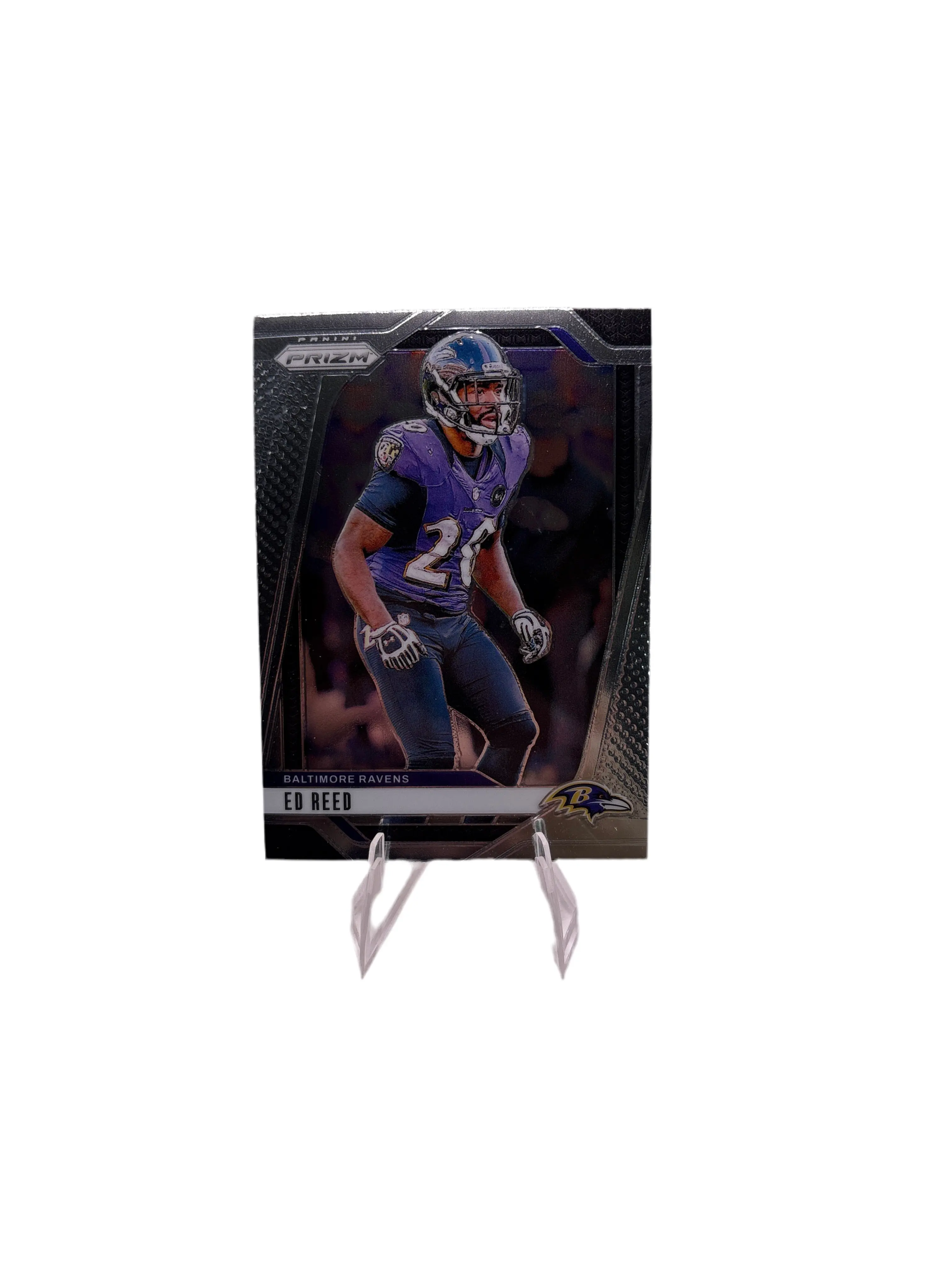Prizm Baltimore Ravens Ed Reed Trading Card Collectible Sports Memorabilia