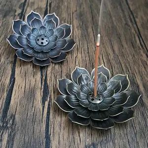 Lotus Design Incense Burner, Fragrance Incense, 1 Count 3 Layer Lotus Incense Holder, Home Decor Ornament for Living Room Bedroom Office, Home Decor, Freshener