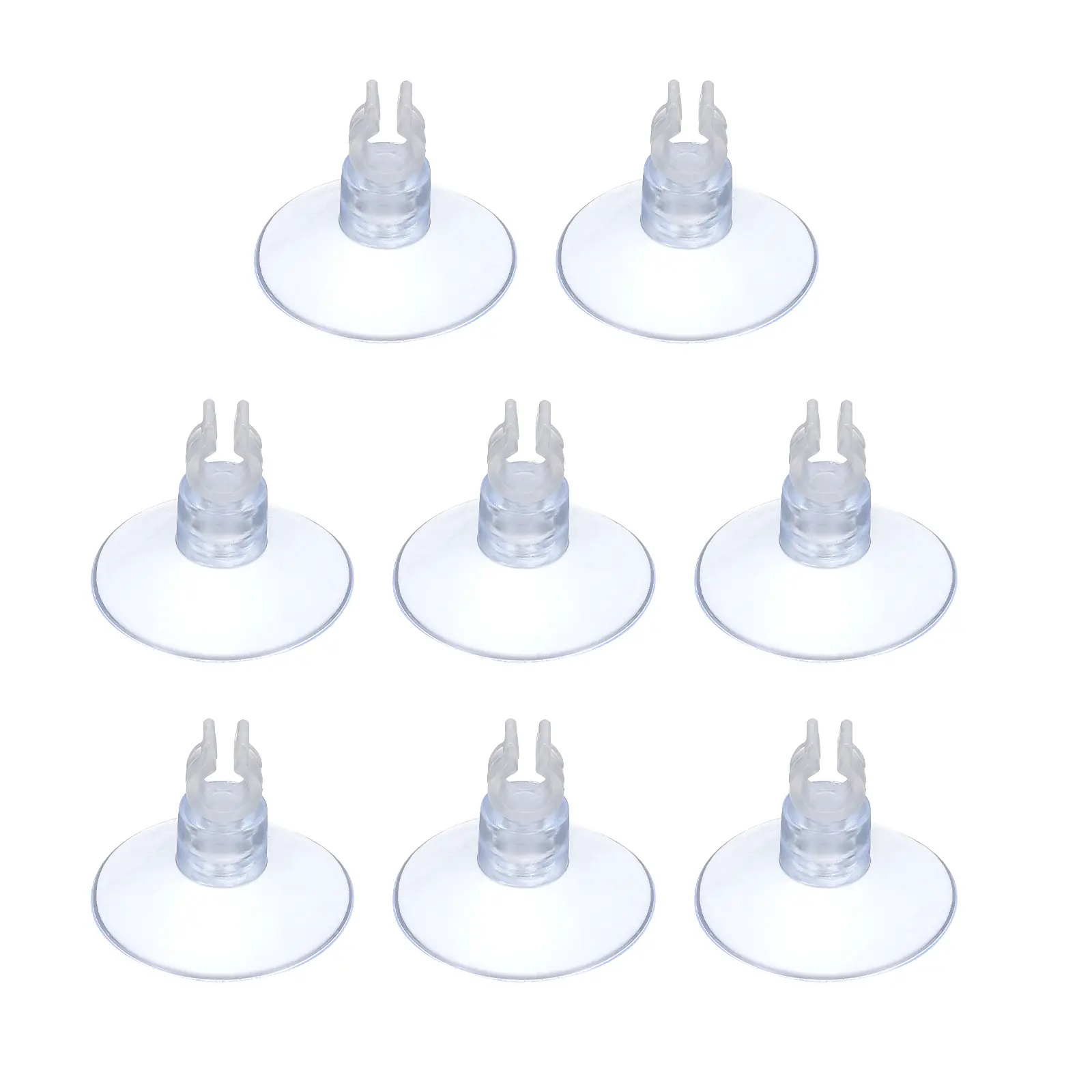 PETAXCELL Aquarium Suction Cups, Fish Tank Plastic Suction Cups Clips Airline Tube Holders Clamps 8pcs for Fish Tank Airline Tubing Binding Moss Shrimp Nest