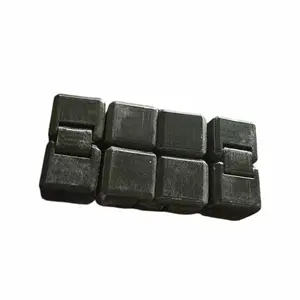 Fidget Toy, Foldable Stress Relief Cube, 4 Pieces, Black