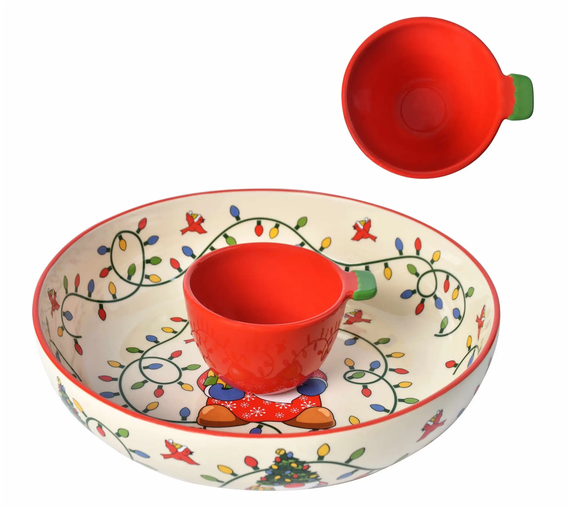 Temp-tations Seasonal 3-qt Chip and Dip Bowl Temp-tations Seasonal 3-qt Chip and Dip Bowl