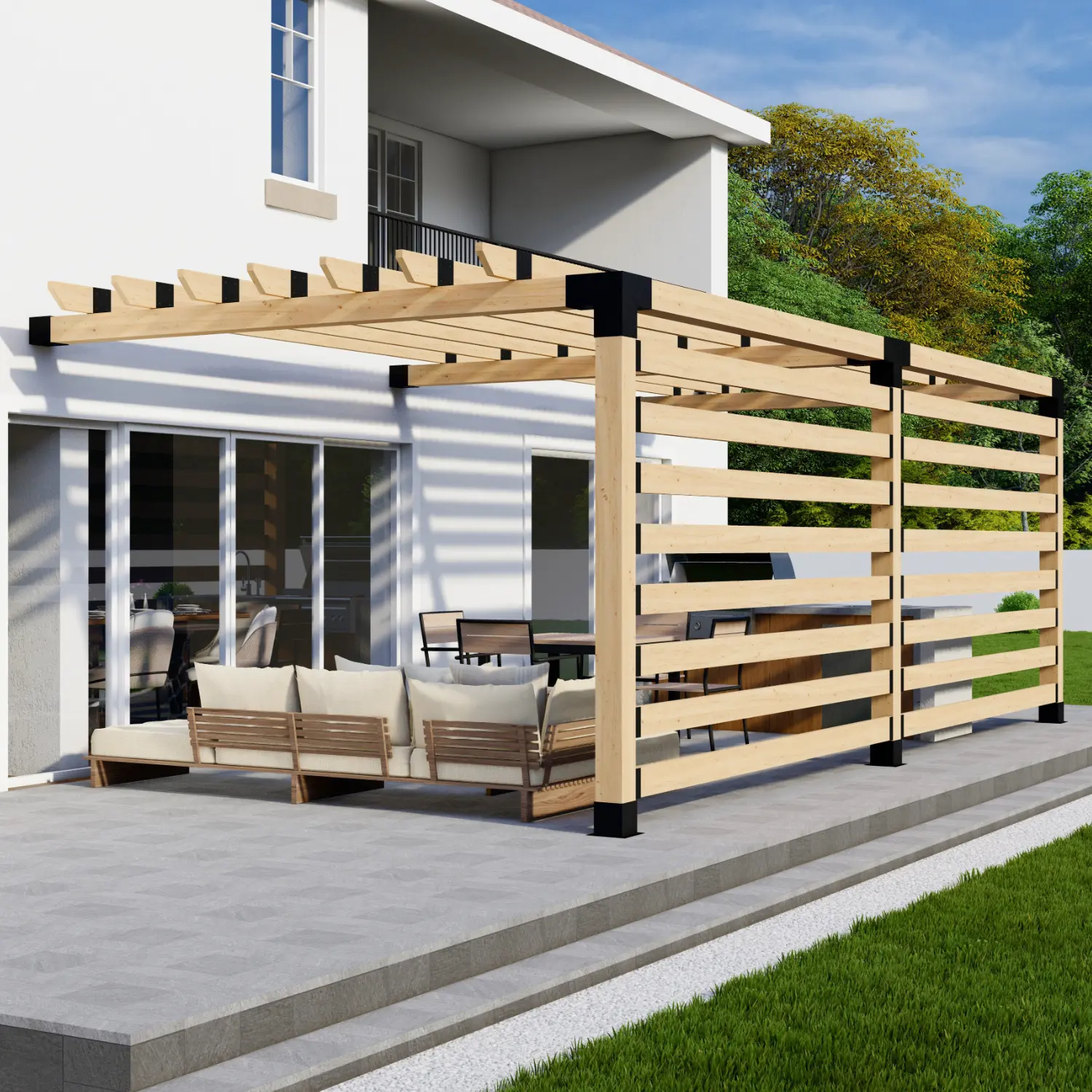 6x6 Heavy-Duty Pergola Brackets Kit