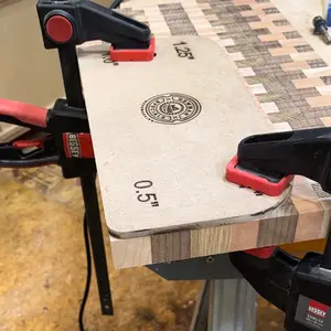 Multi-Radius Corner Rounding template for trim router