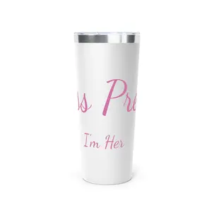 Miss Pretty's Copper Vacuum Insulated Tumbler, 22oz - Perfect Gift for Newlyweds, Bachelorette Parties, Bridal Showers, Unique Wedding