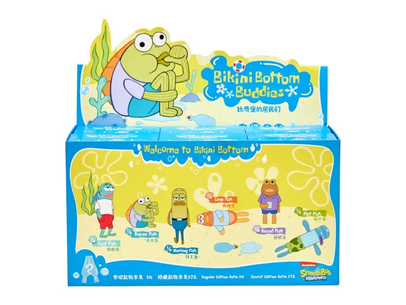 Pop Mart x Bikini Bottom Buddies Plush Sealed Case (6 Blind Box), from StockX