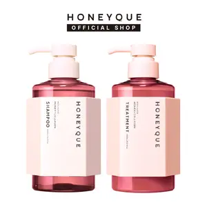 Honeyque Official Shop - Honeyque Rich Gloss Honey + Collagen Shampoo and Treatment Set 450ml + 450ml / 15.2 fl oz | Moisturizing Shampoo for Dry, Damaged, Frizzy Hair | Manuka Honey & Triple Collagen for Smooth, Shiny Hair | Salon-Quality Haircare