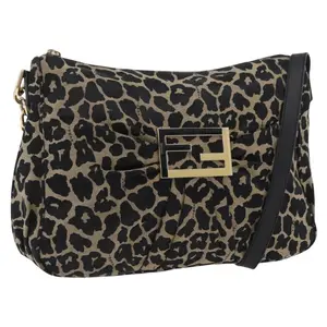 Pre-owned FENDI FINAL SALE Crossbody Bags Leopard Print Crossbody
