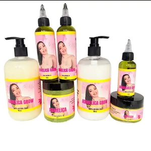 Complete Hair Care Set with Hair Oil, Pomade, Shampoo, and Conditioner