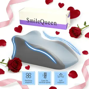 Memory Foam Pillow, Ergonomic Design Versatile Used,for Neck, Back and Leg Support, Suitable for Face Down Reading pillow, Soft and Comfortable Fabric, Multi Purpose, Removable, SleepingPillow Home, Sofa，Living Room, Bed Gift