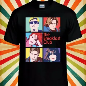 The Breakfast Club Movie 80s Retro Men Women T Shirt Cotton Menswear Soft T-Shirt Top Chinese Christmas