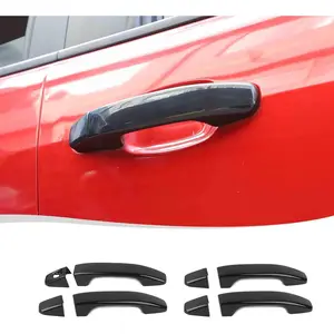 Voodonala for Chevy Colorado 2014-2022 Car Door Outside Grab Handle Cover Compatible with Chevrolet Colorado GMC Canyon 2014-2022(4Pcs,Black)