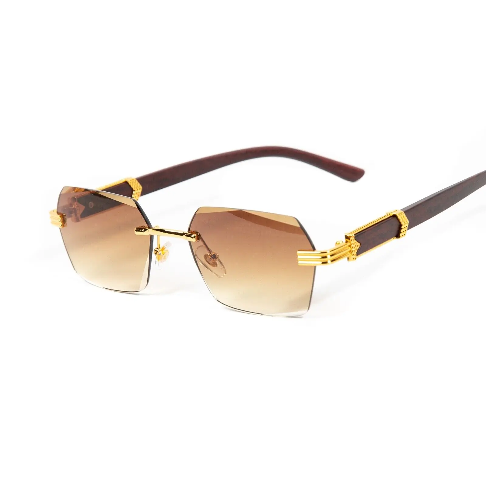 Elegant Gold Sunglasses Amazon.com: DIMENSIP Retro Oval Sunglasses for Women Men  main image 3