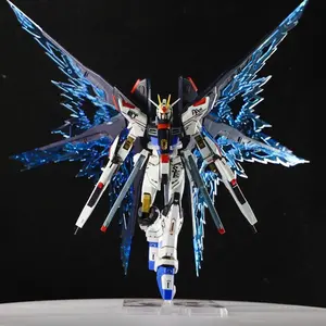 HG Strike Freedom Gundam 1/144 Model Kit with Wing Effect, Water Decals & Display Base