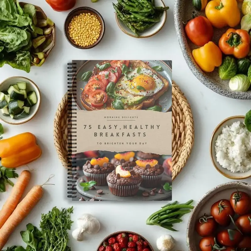 75 Easy Healthy Breakfast Food List High ProteinRecipes for Busy Mornings, Quick Meal Prep Ideas,Nutritious Breakfast Plans with Simple Recipes forWomen, Families and Healthy Lifestyle