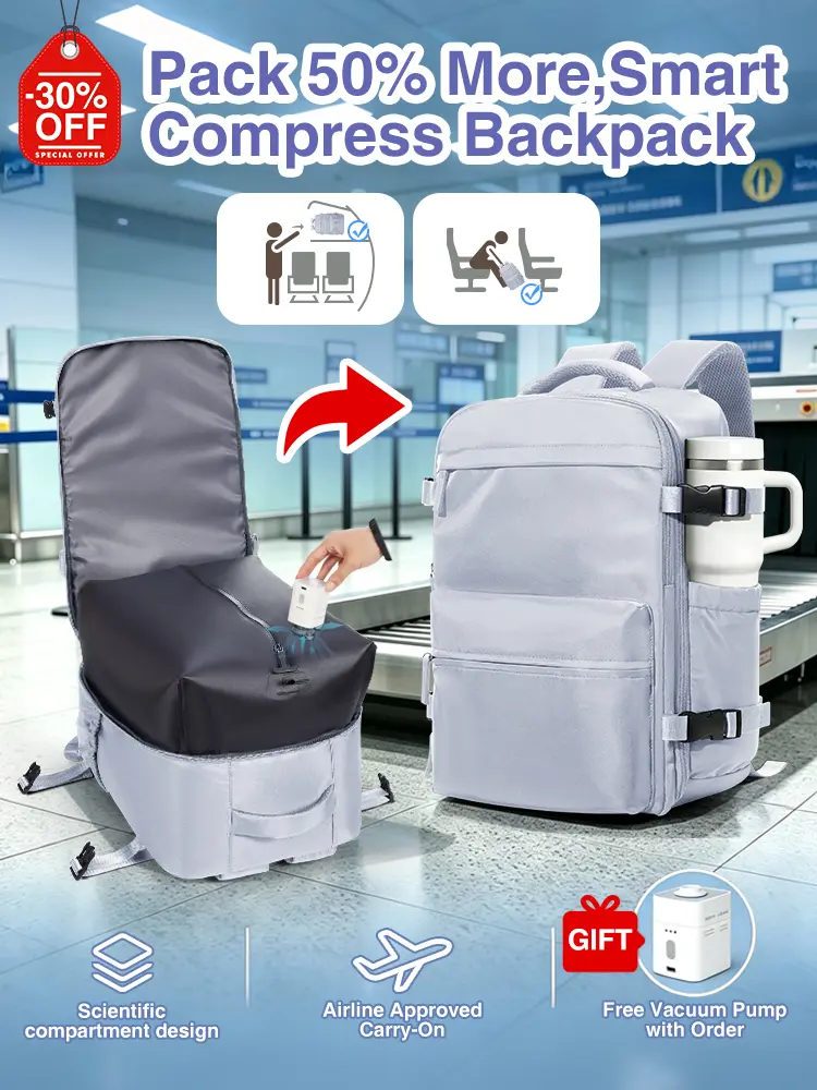 Carry On Vacuum Travel Backpacks For Women Men,Airport Backpack,Airplane Personal item Travel Bag,Luggage Backpack,Mochilas para viajar,Fathersdaygifts，Airport Approved Personal Item Bag, 42x29x15cm Luggage Backpack (Mochilas para Viajar)