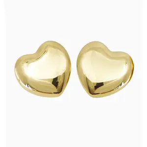 Puffy Heart Earrings