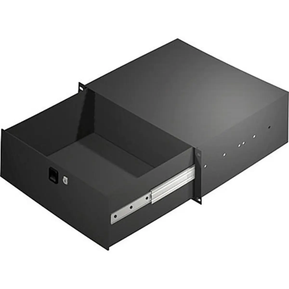 Gator Cases GE-DRAWER-4U Metal Rectangular 4U Rack Drawer Organiser, 14.2" Deep, Lockable, for Server Storage
