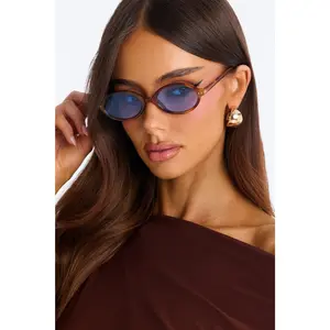 Need To Step Out Sunglasses - Tortoise/Blue