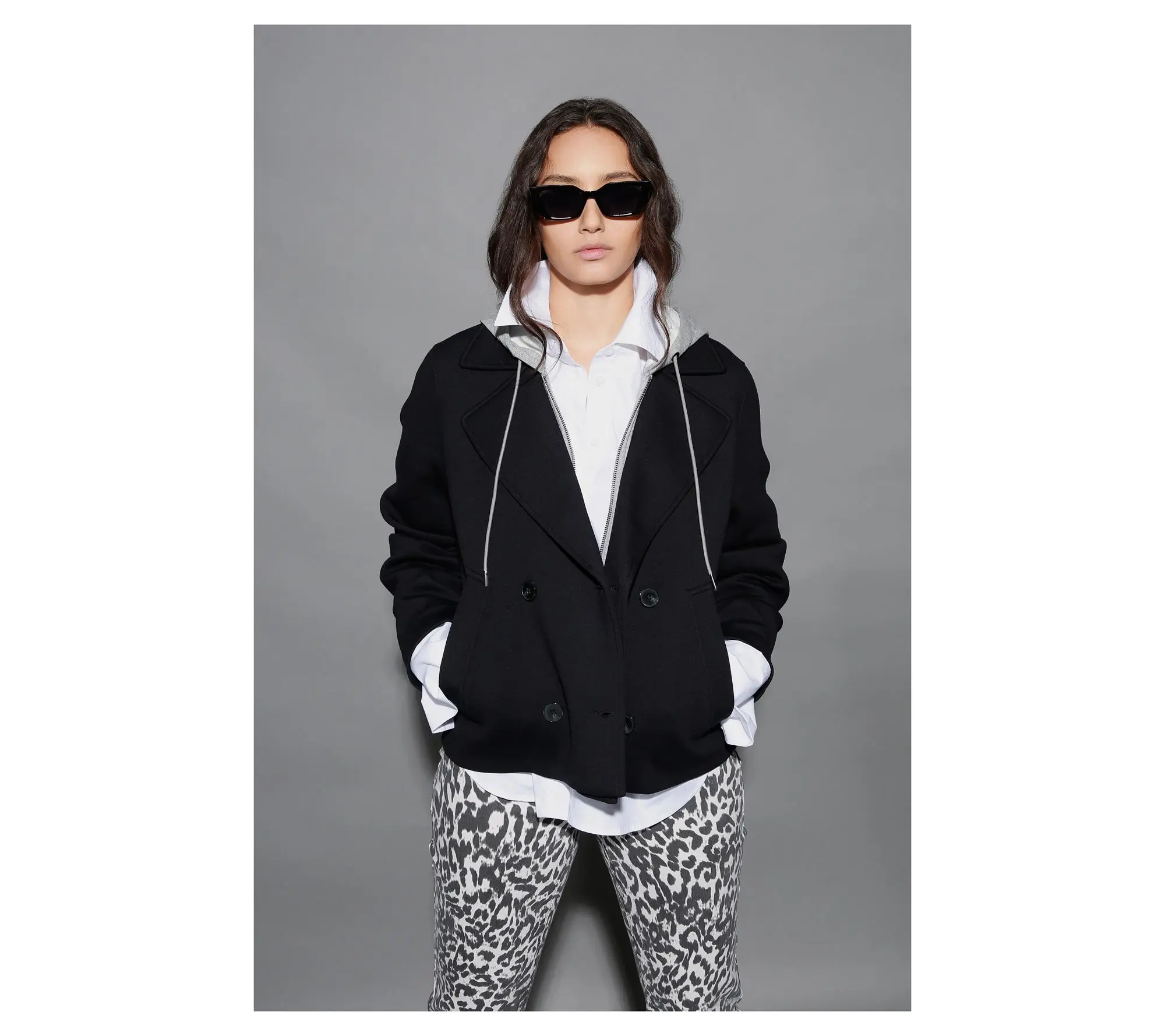 RM Studio x Rebecca Minkoff Kelly Peacoat w/ Removeable Hood RM Studio x Rebecca Minkoff Kelly Peacoat w/ Removeable Hood
