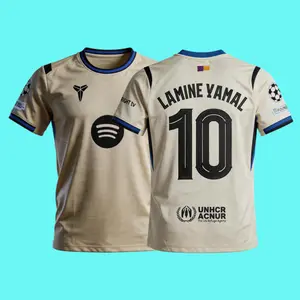 2026 27 New Away Yellow No.10 Yamal Short Sleeves Long Sleeves Soccer Jersey
