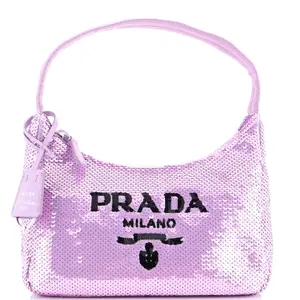 Pre-owned Sequins Shoulder Bags Prada Re Edition 2000 Hobo Mini by Rebag