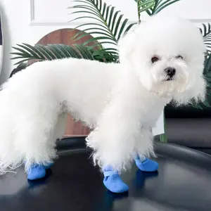 Non-Slip Dog Socks, Waterproof Soft Sole, Durable Breathable Pet Shoes, Universal Anti-Scratch Indoor Outdoor Dog Boots, Pet Supplies