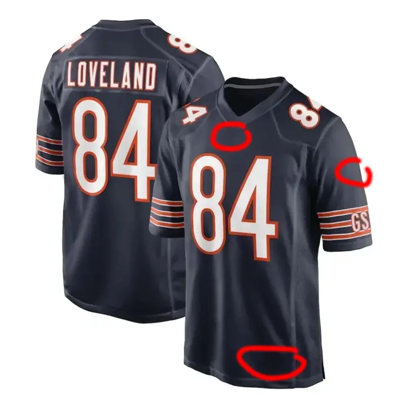 Men's Love Lands #84 American Football Collectible Jersey - Stylish, Comfortable, Breathable Sports Game Apparel, Gift For Fans, Trending 2026 for all