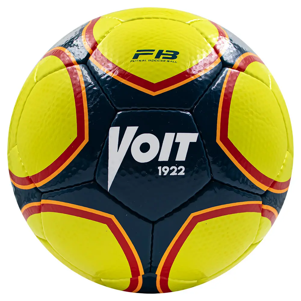Voit Model A Futsal Soccer Ball, Official Size 4 in High-Visibility Yellow, Designed for Youth & Adult Indoor/Outdoor Games