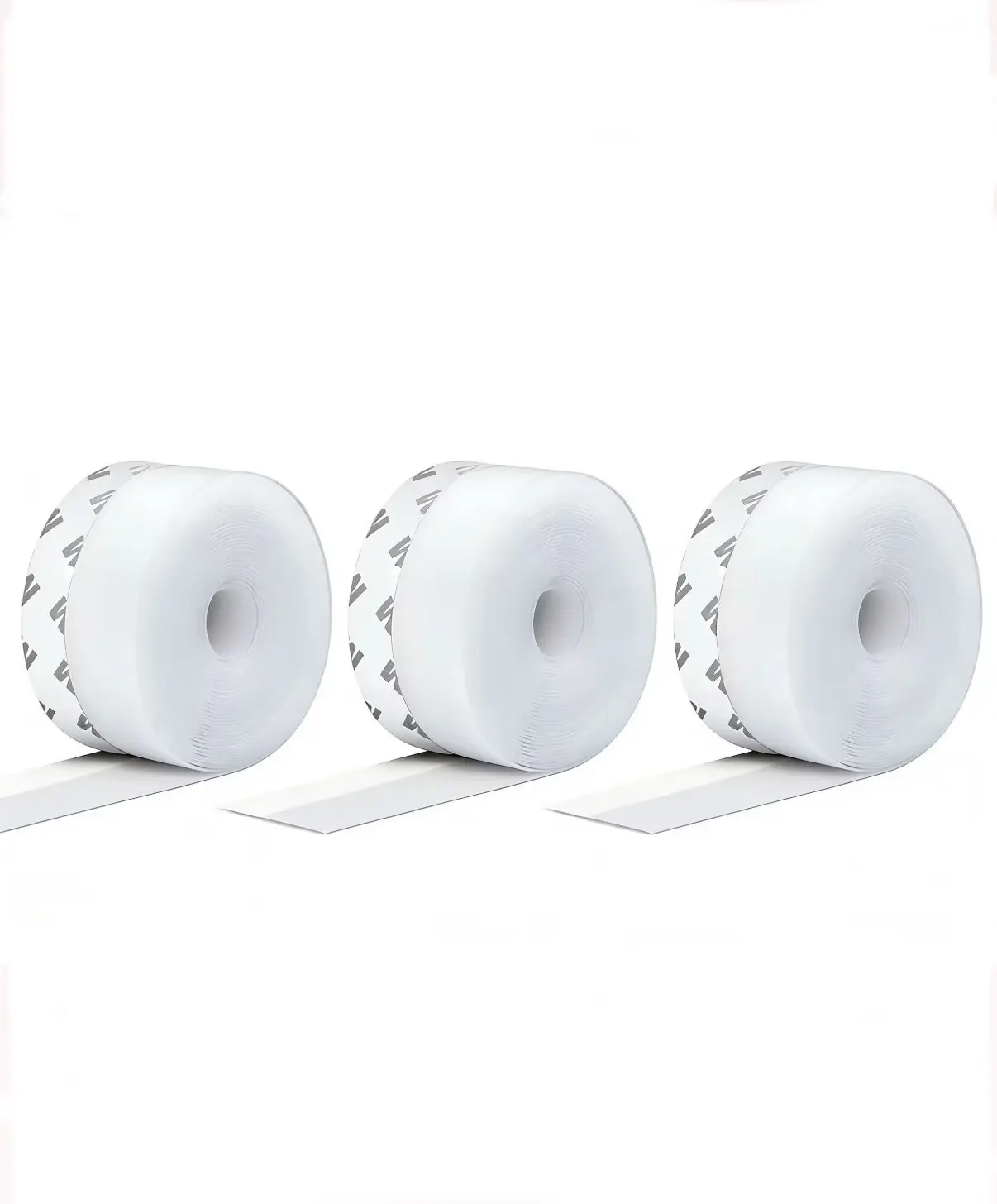 3 Rolls of High-Quality White Tape for Various Uses - Ideal for DIY Projects and Home Organization