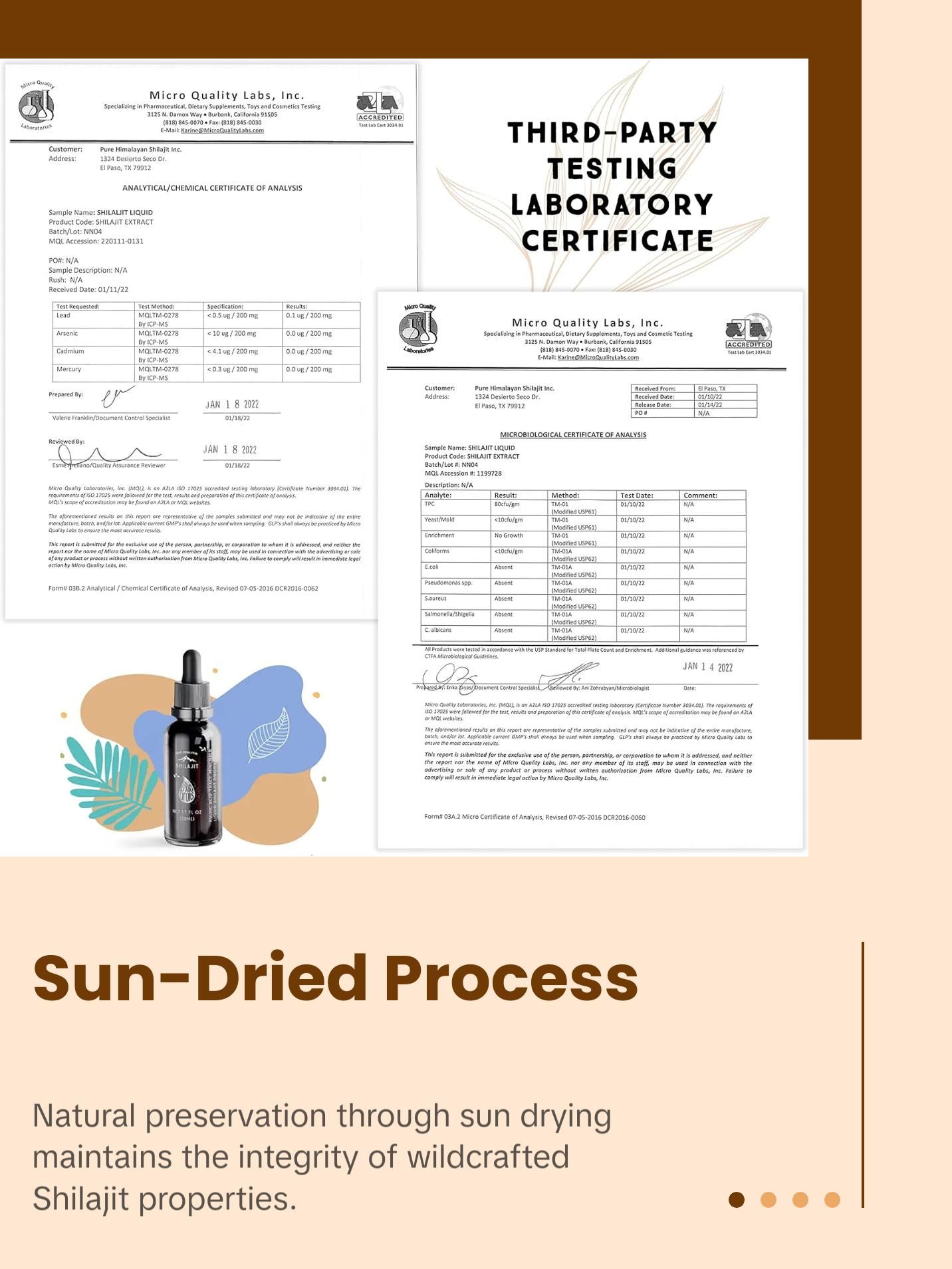 Pure Himalayan Shilajit, Sun Dried Liquid Drops - Immune Support Supplement, Energy Boost, Detox Cleanse, Anti-Aging and Wellness - Natural Trace Minerals & Fulvic Acid Complex