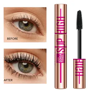 Black Mascara with Black & White Fiber Volume Curling Lengthening Long Lasting Non Caking Waterproof