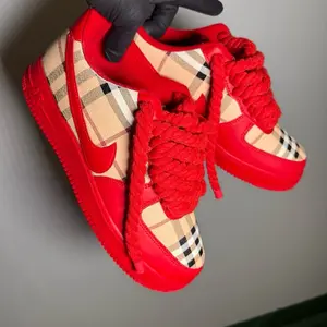 ALL RED 2.0 - White Sneakers with Thick Rope Laces and Perforated Design for Comfort and Style Footwear Shoe . GENERIC BRAND