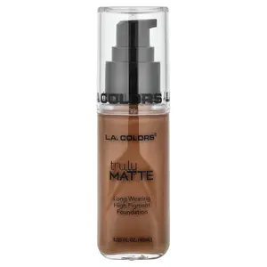 L.A. Colors Truly Matte Foundation, CLM363 Cappuccino, 1.35 fl oz (40 ml)
