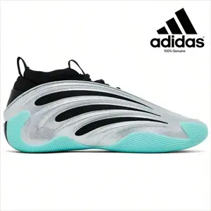Adidas Harden Vol. 9 Silver Aqua JS1028 Men's Fashion Shoes New