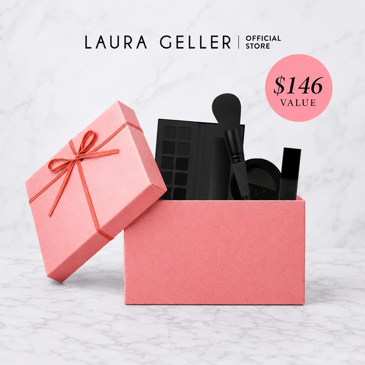 Laura Geller Beauty Essentials Box $99 Value Includes 4 Makeup Products