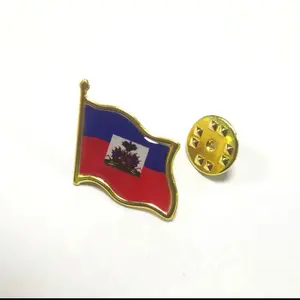 Haitian flag pin