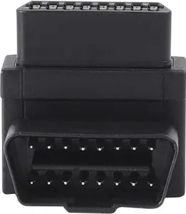 OBD OBDII Full  Pin Male to Dual Female Adapter  to  Port Extension Converter for All Standard OBD Devices Diagnostic Extender Connector