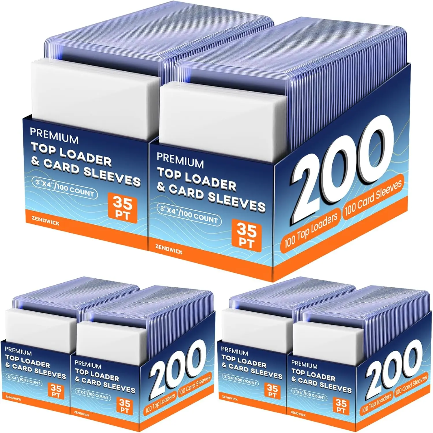 soft sleeve for cards Fanatics Soft Card Sleeve Pack (2 Mil) (500 Count) main image 0