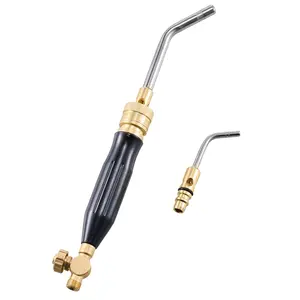 Air Acetylene Torch Kit, Acetylene Gas Welding Tool with 149'' Hose, 2 Welding Tips, CGA200 Regulator & Torch Handle, Gas Brazing Welder for Home DIY Industrial Sites (without Gas Cylinder)